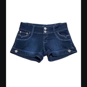 Y2k OSC Blue Demin Jeans Shorts Size 7